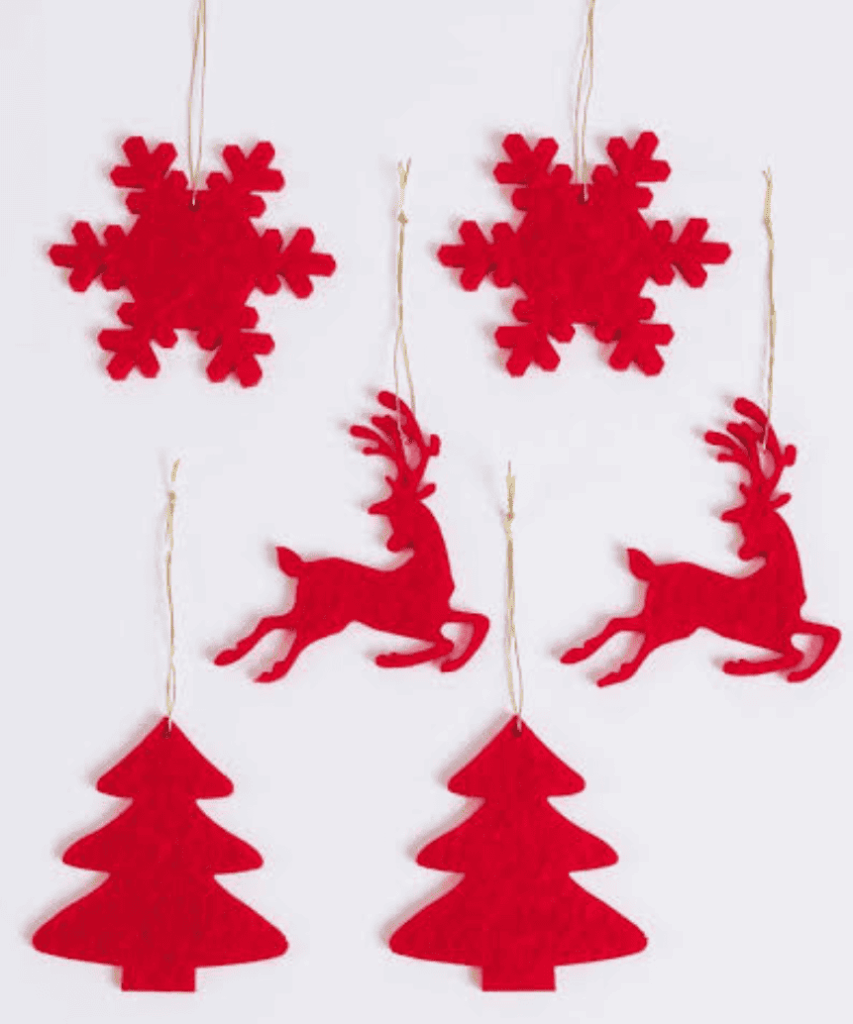 Keçeden Yılbaşı Ağacı Süsleri Nasıl Yapılır?