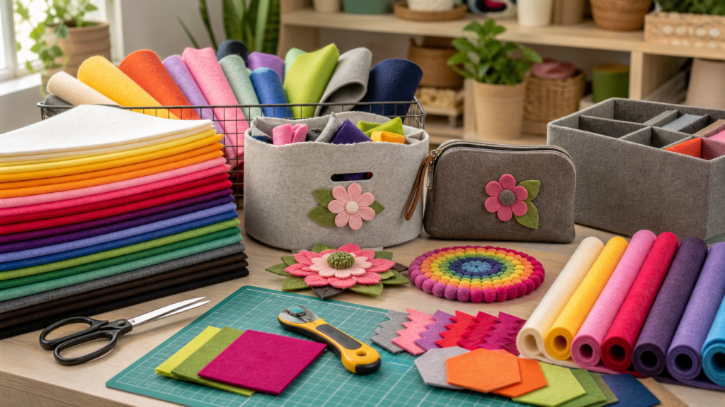 ¿Qué es el fieltro de colores? La guía completa de pasatiempos y manualidades