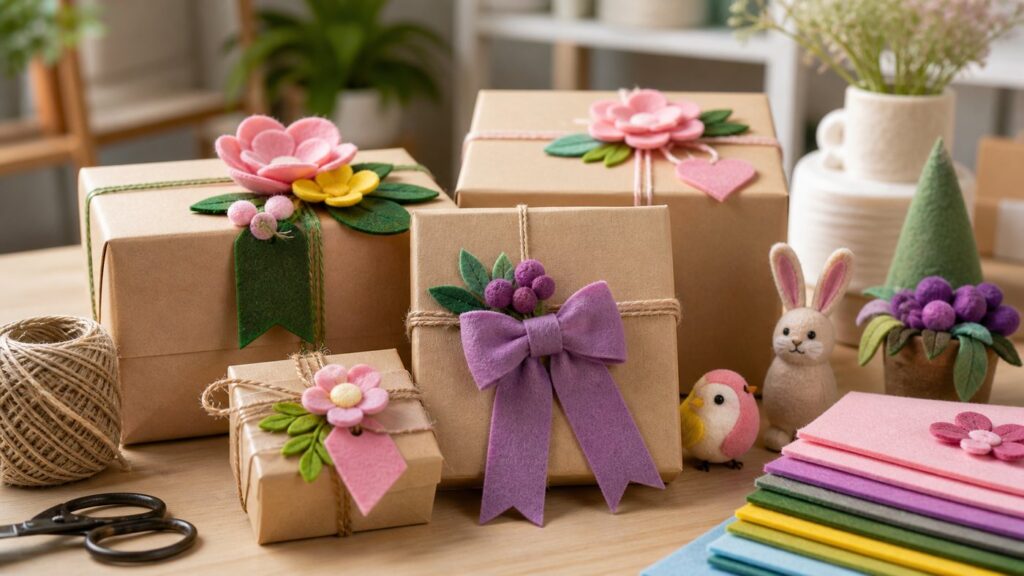 Renkli Kece ile Hediye Paketleme Susleri Hazirlama