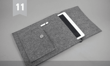 Keçeden tablet yapımı Adım 11